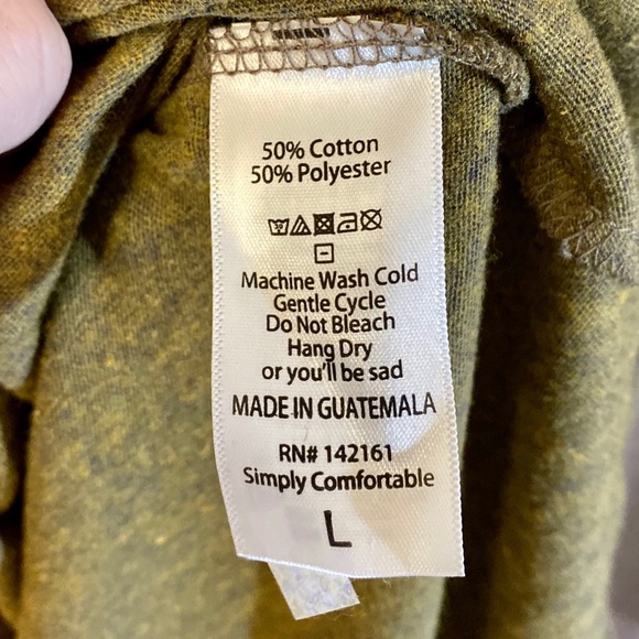 NEW Lularoe Carly Solid Army Green L - Picture 5 of 5